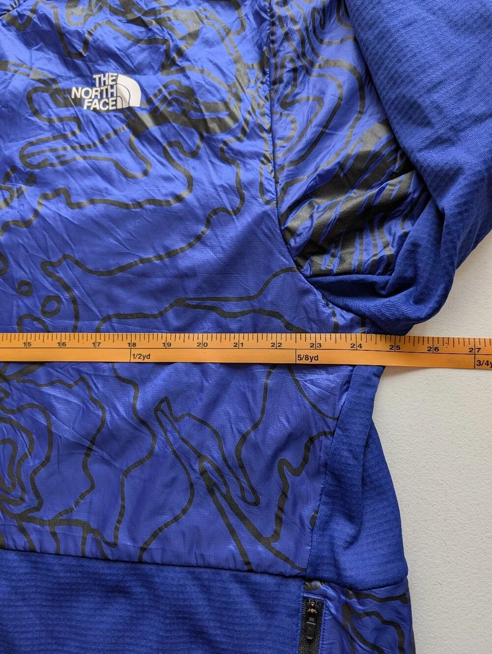 The North Face Jacket Mens XL Lapis Blue Half-Zip Windbreaker Pullover